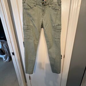 CAbi Sage Green Cargo Jeans